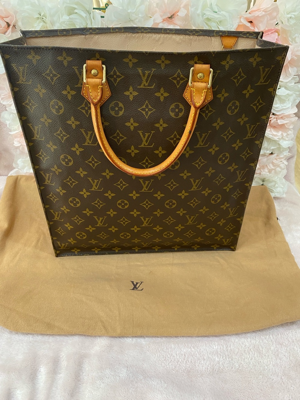 Louis Vuitton Monogram Canvas Sac Plat